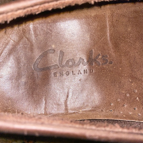 Men’s Clarks Loafers Clarks Driving Shoes Men’s Moccasins sz 9 Men’s Loafers - Picture 8 of 12